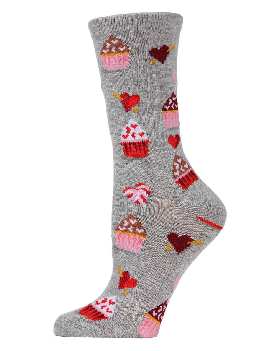 Cupcakes Bamboo Crew Socks - Image 1 of 1