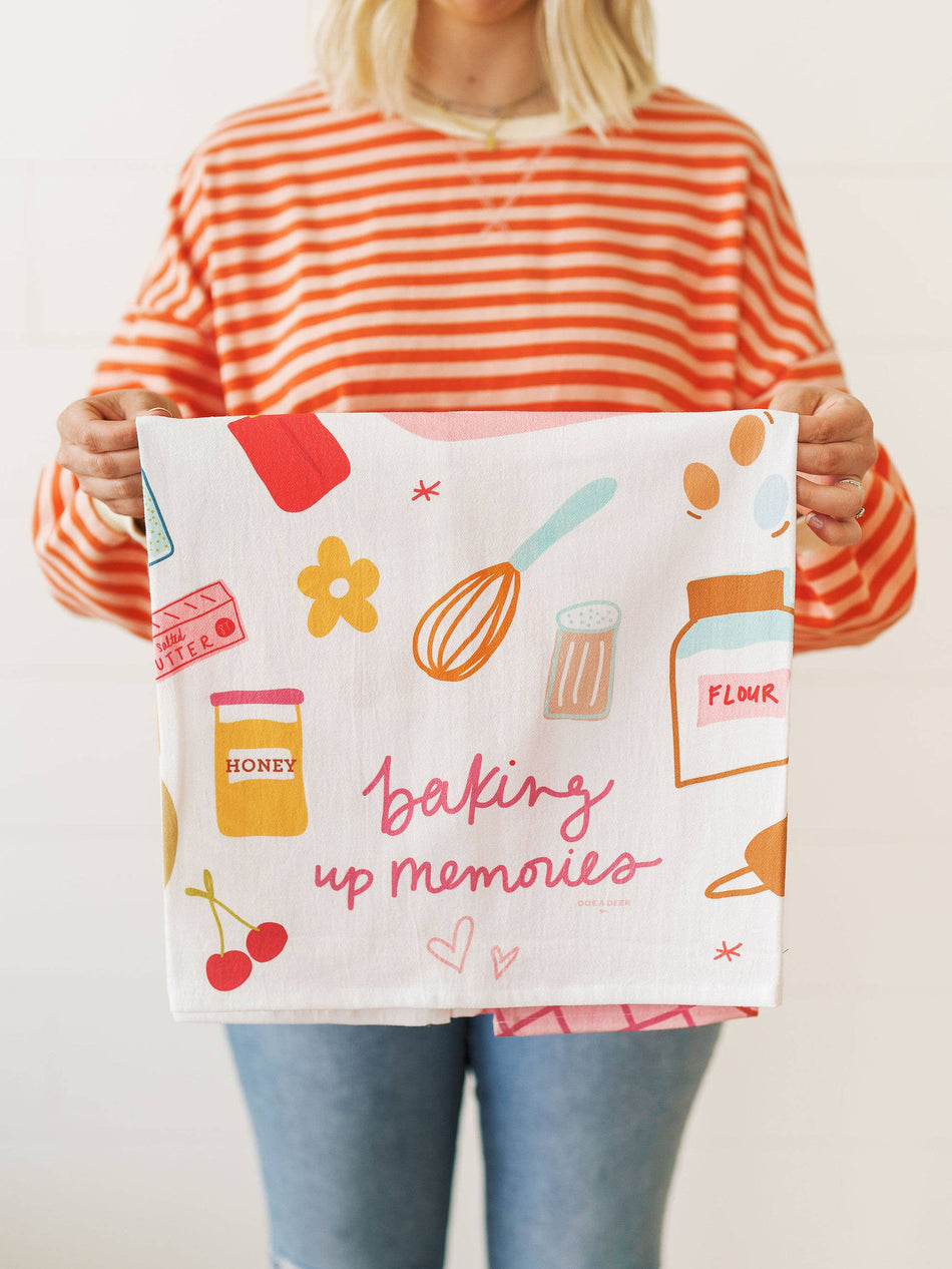 Baking Up Everyday Memories Kitchen Tea Towel || Everyday
