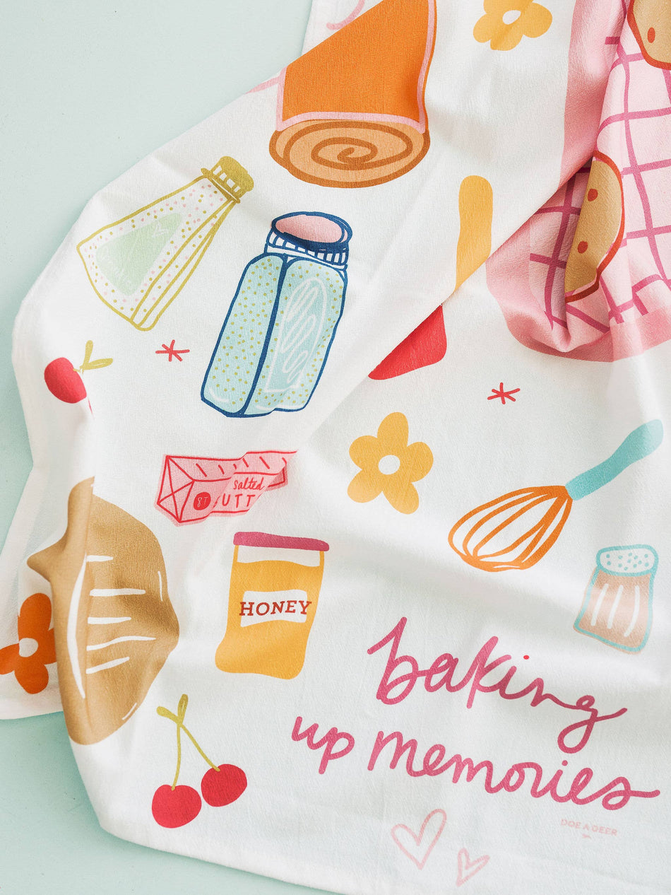 Baking Up Everyday Memories Kitchen Tea Towel || Everyday