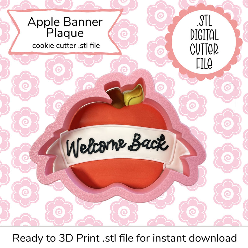 Apple Banner Cutter STL File (digital file)
