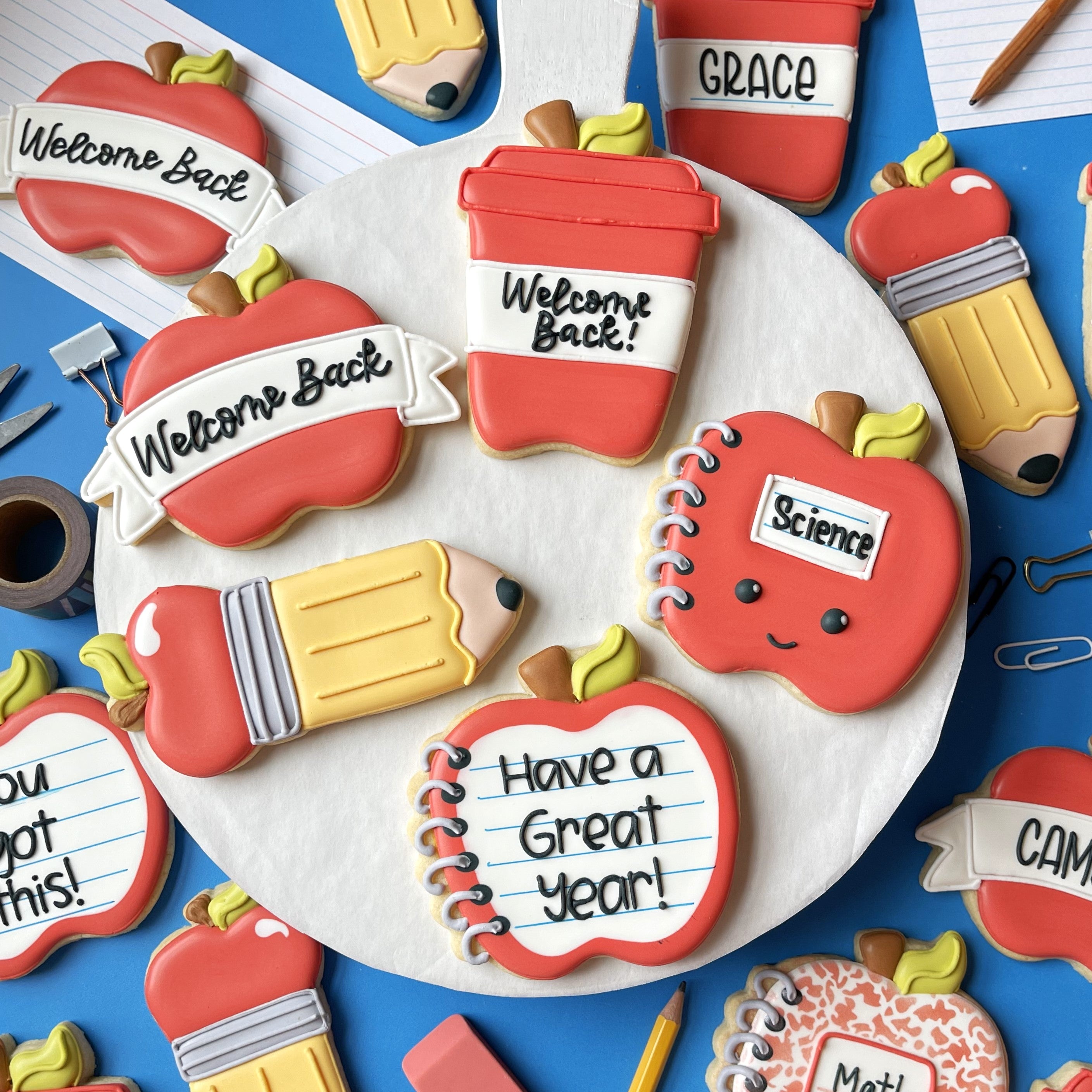 Apple Pencil Cookie Cutter