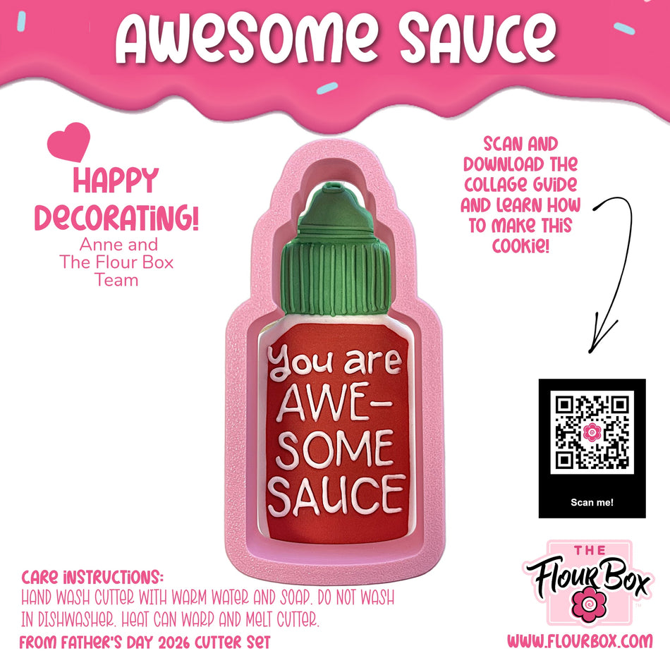 Awesome Sauce Bottle Cookie Cutter