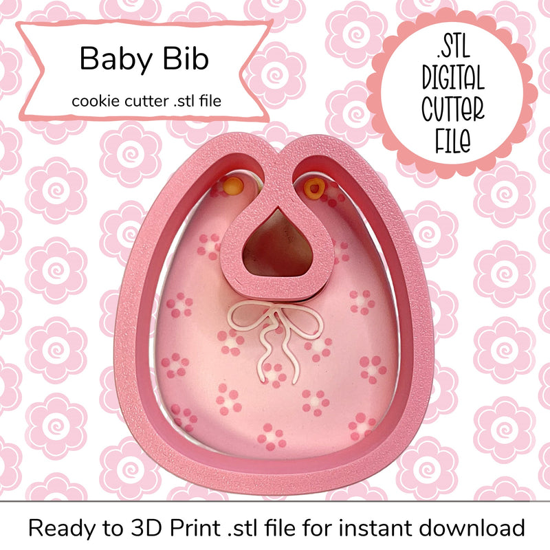 Baby Bib Cutter STL File (digital file)