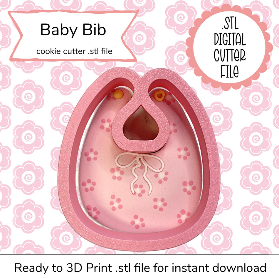 Baby Bib Cutter STL File (digital file)