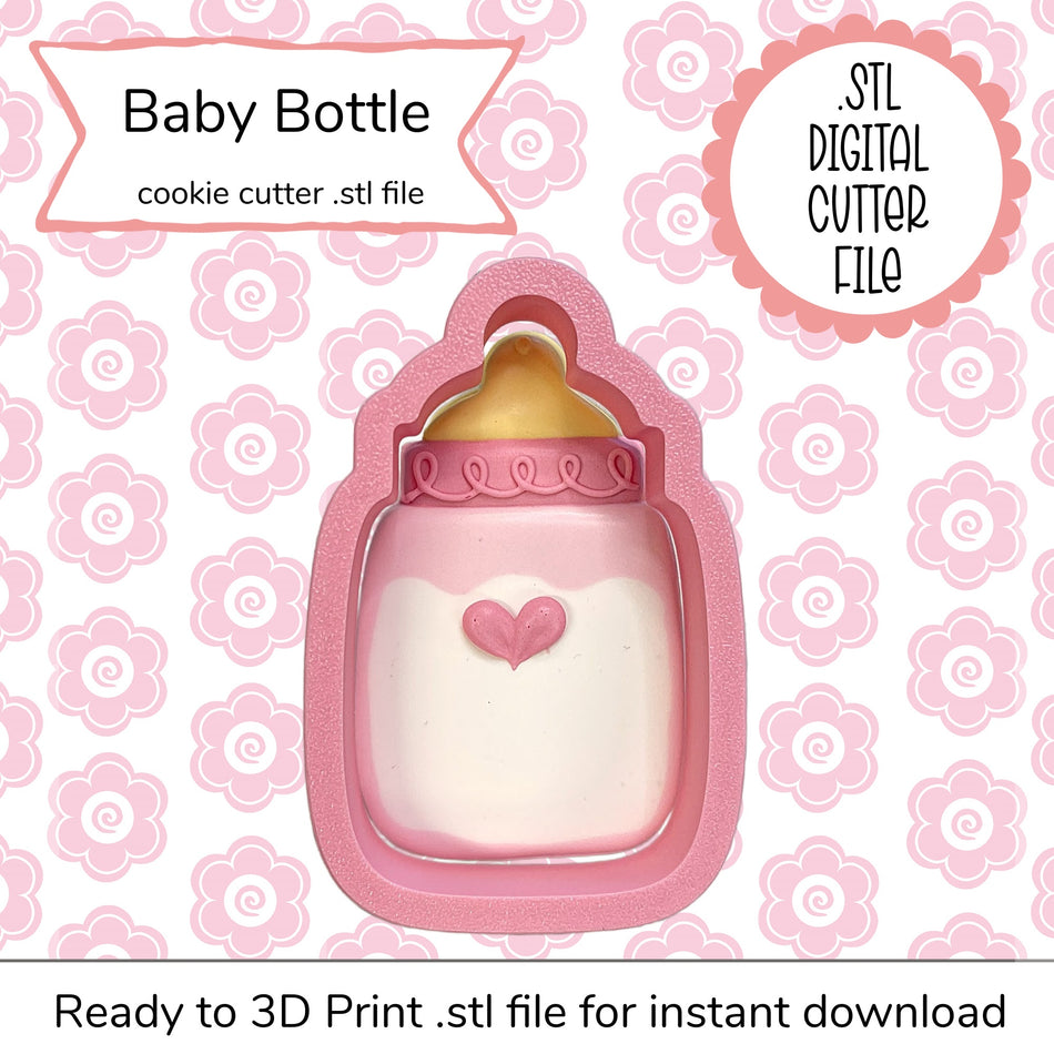 Baby Bottle Cutter STL File (digital file)