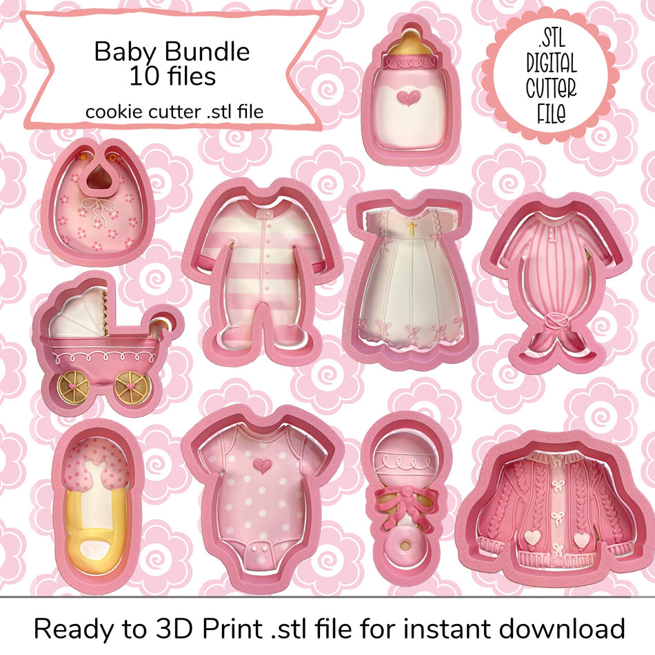 Baby Cutter Set STL File (digital file)