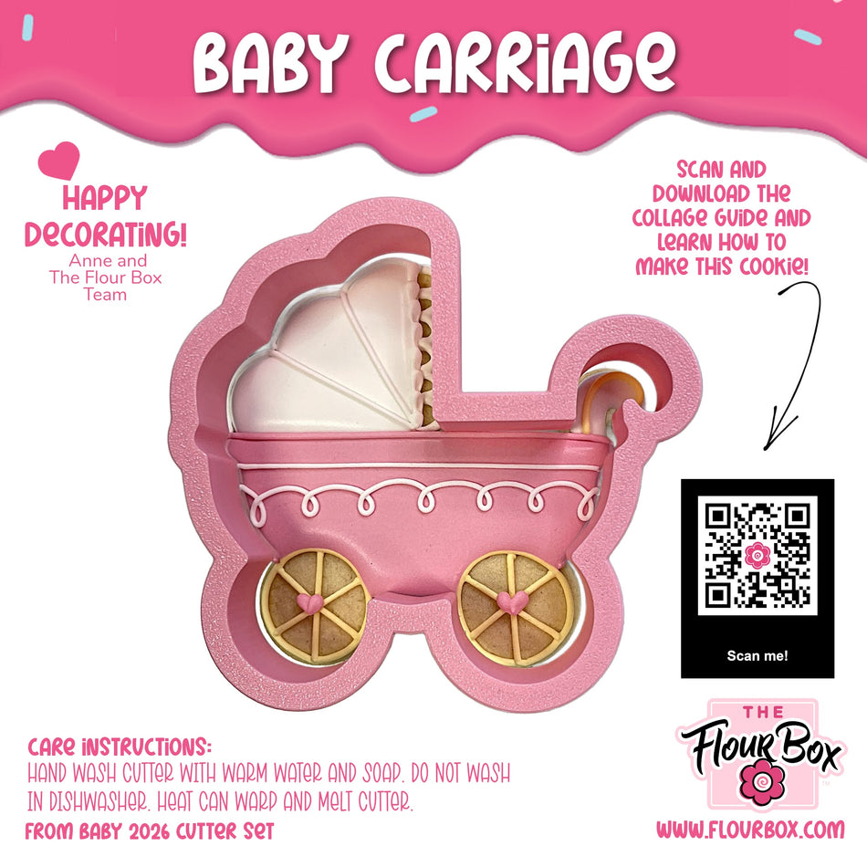 Baby Carriage Cookie Cutter