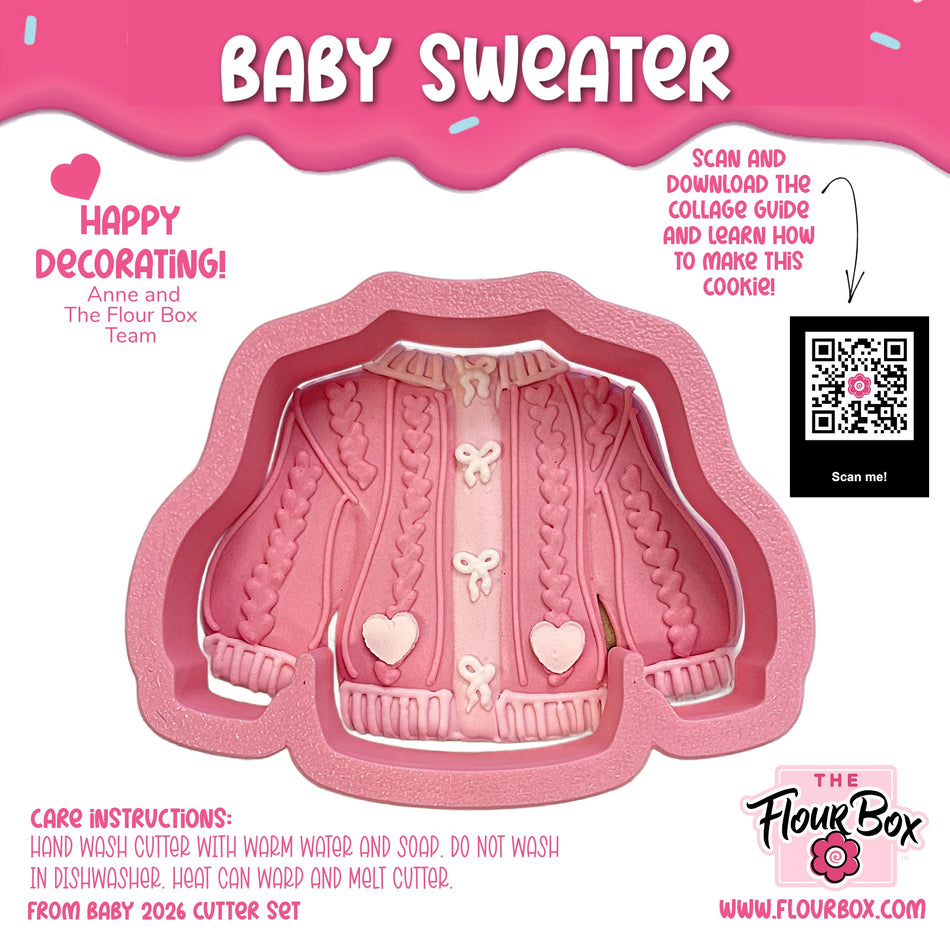 Baby Sweater Cookie Cutter