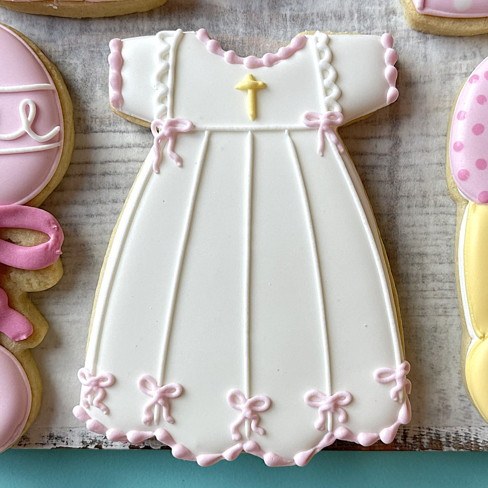 Baby Baptism Gown Cookie Cutter