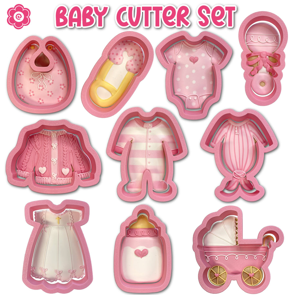 Baby Cookie Cutter Bundle (10 Cutters)