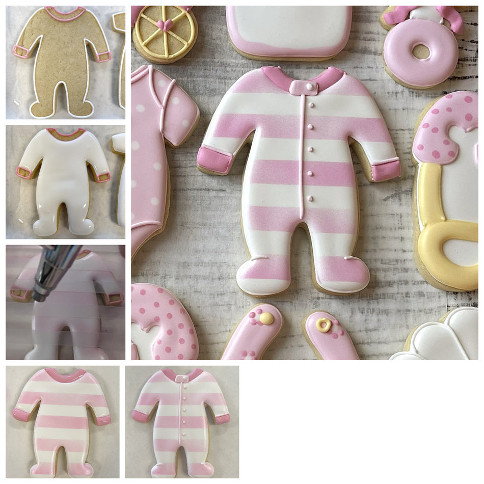 Baby Footie Pajamas Cookie Cutter