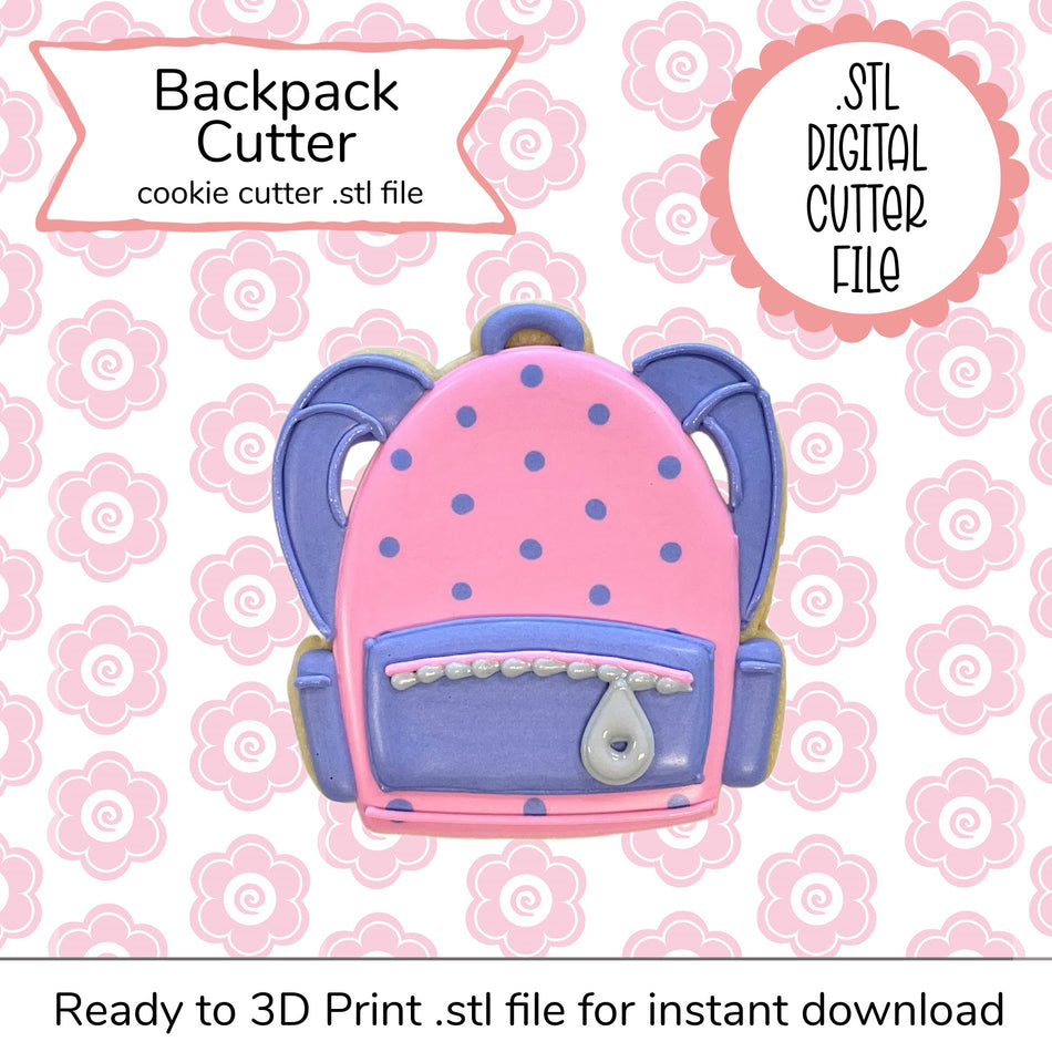 Backpack Cutter STL File (digital file)