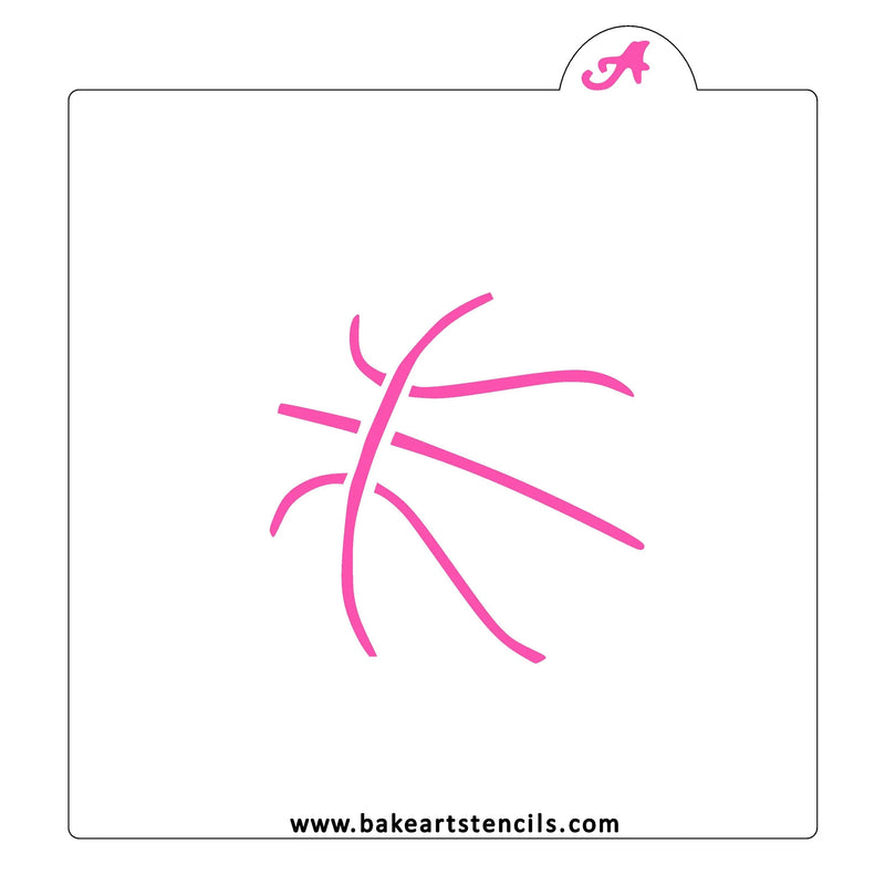 Basketball BakeArt Stencil
