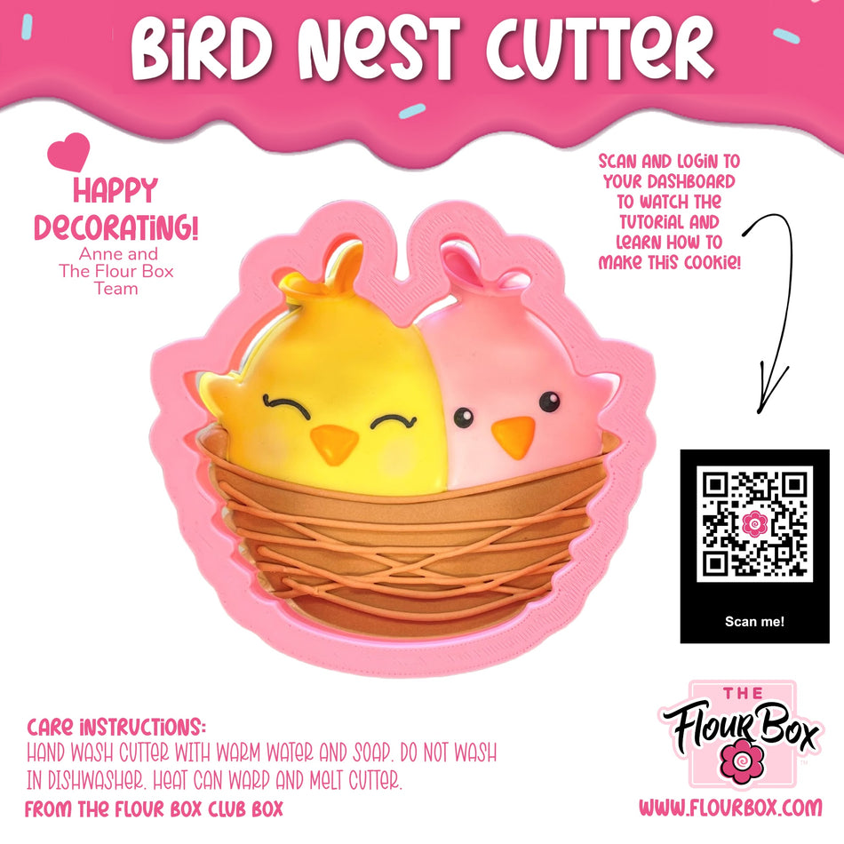 Bird Nest Flour Box Club Cookie Cutter