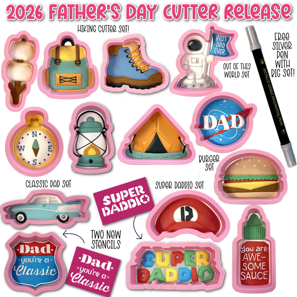 Father's Day 2026 Cookie Cutter BIG SET
