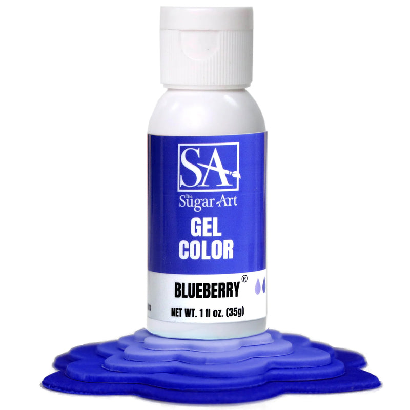 Blueberry The Sugar Art Gel Color