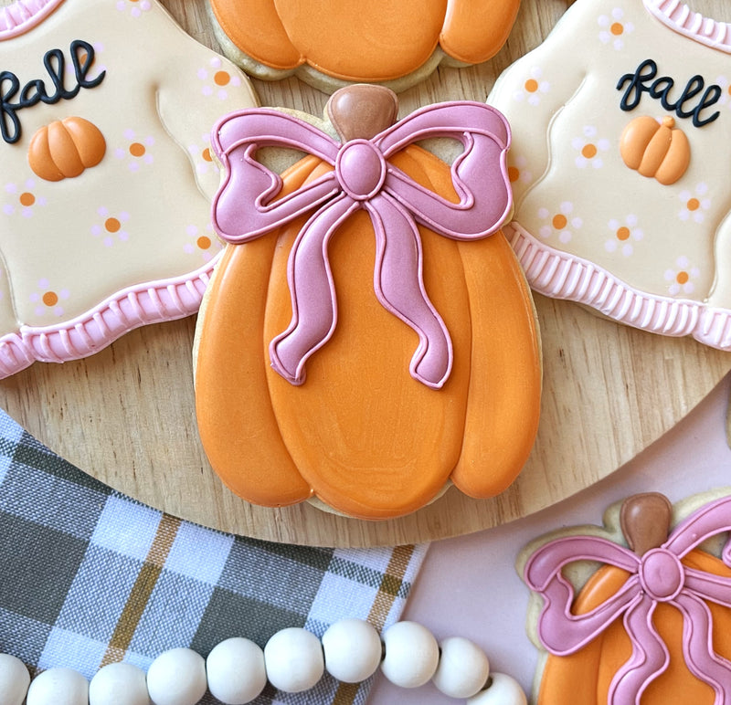 Bow Pumpkin Cookie Cutter