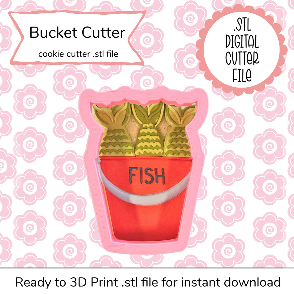 Bucket Cutter STL File (digital file)