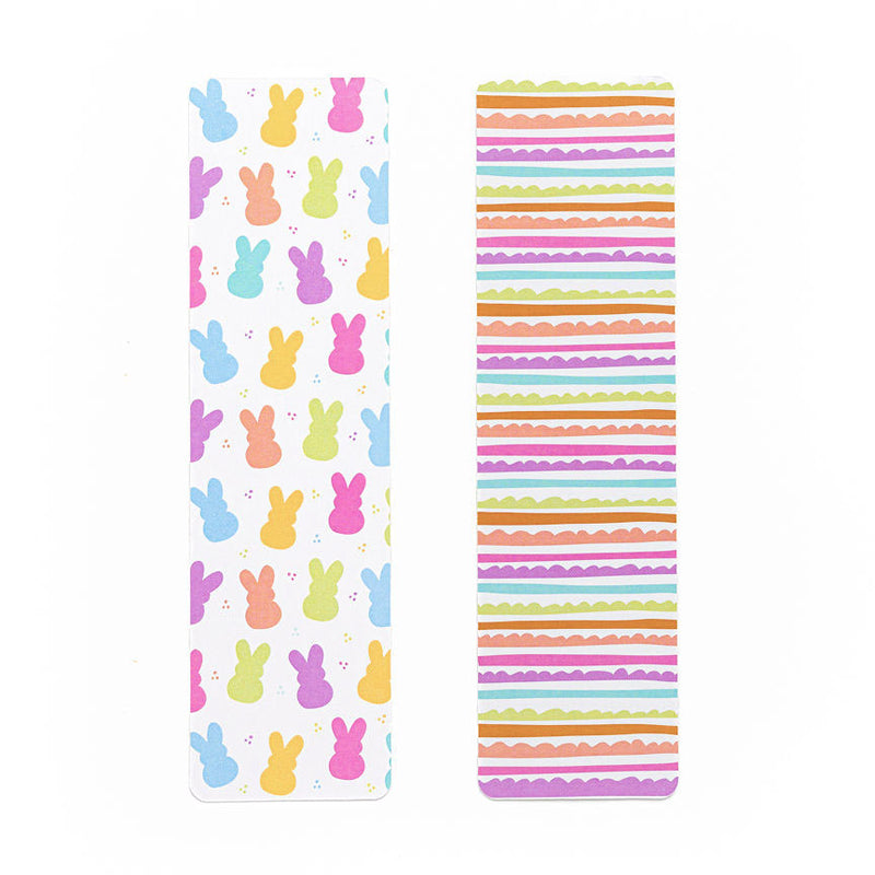 Bunnies Wavy Lines Cookie BAG Backer Card - 2.625" x 9.5" - QTY 25