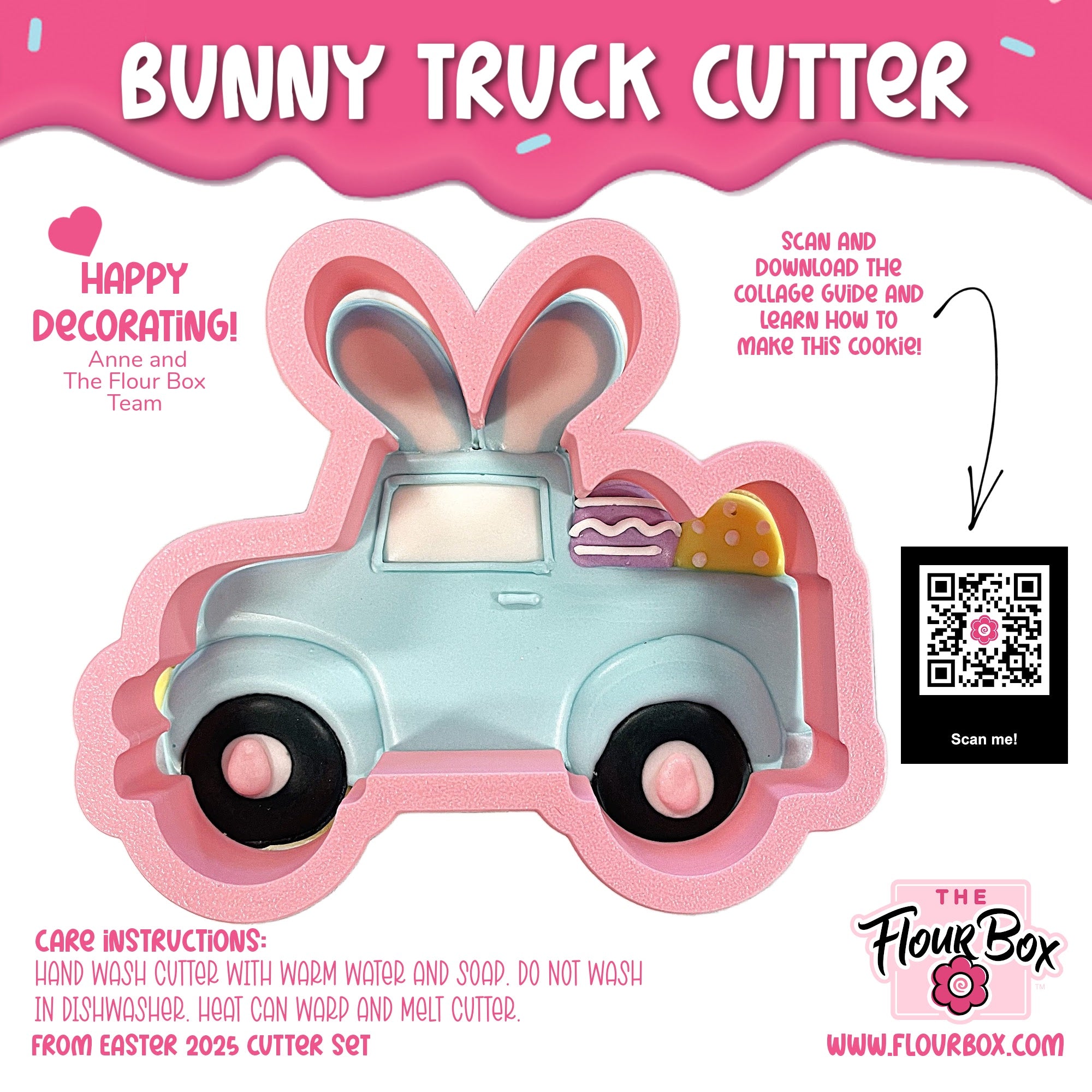 Bunny Truck Cookie Cutter
