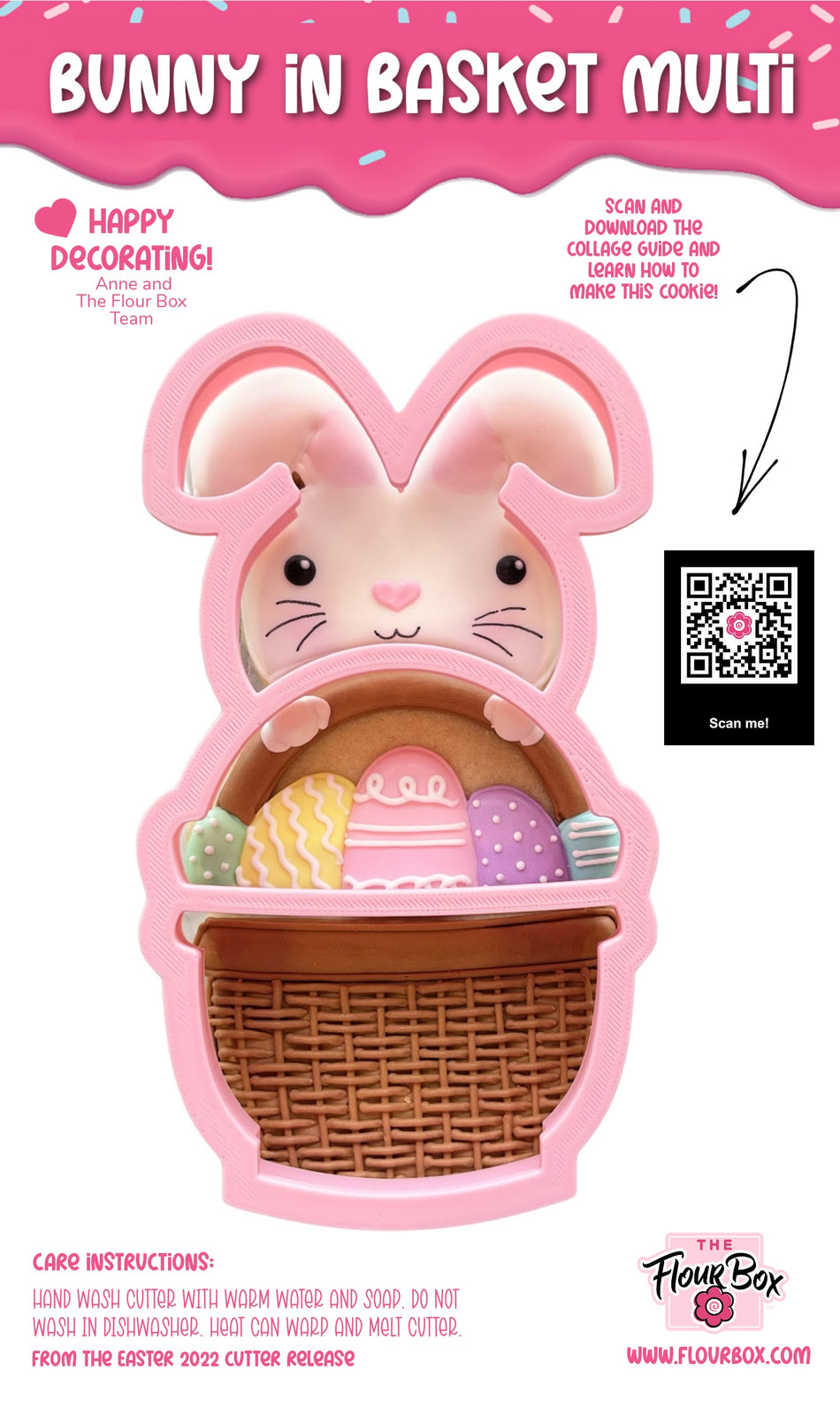 Bunny in Basket 3-in-1 Multi-Cookie Cutter