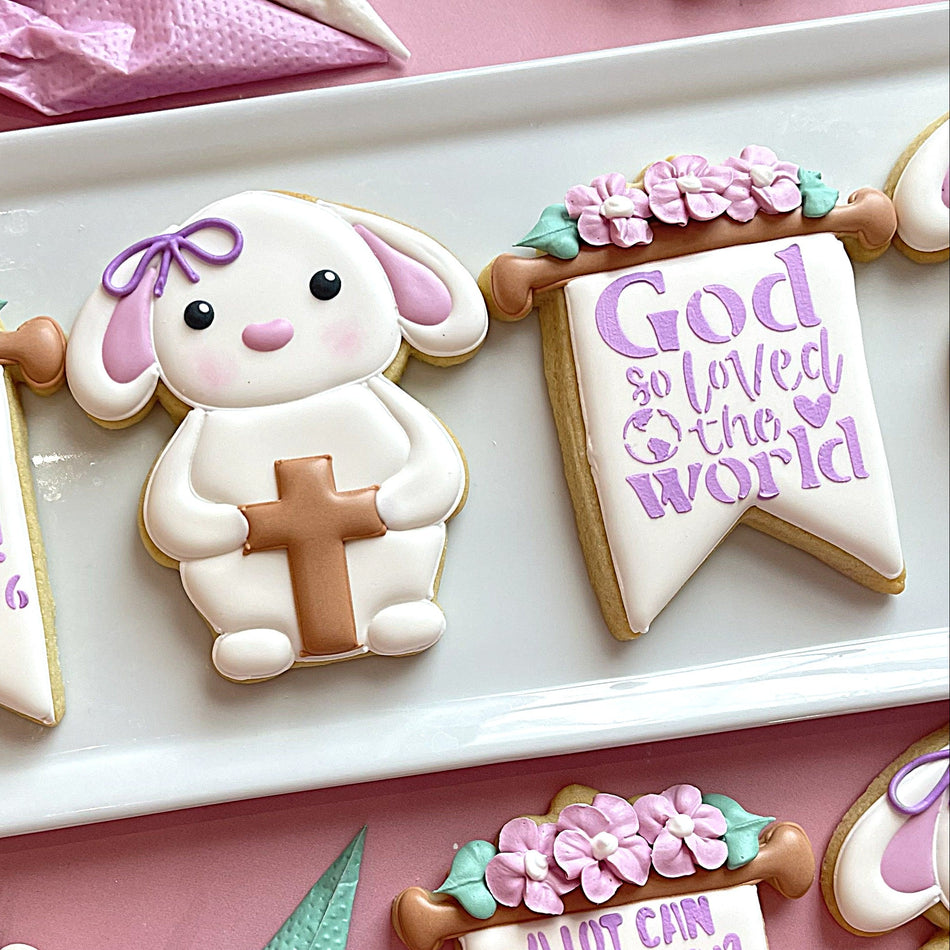 Bunny & Floral Banner Cutter BUNDLE (2 cutters)