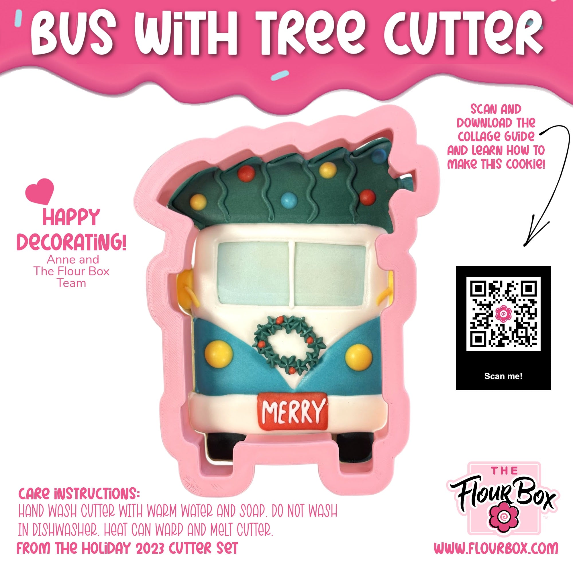 Bus with Tree Cookie Cutter
