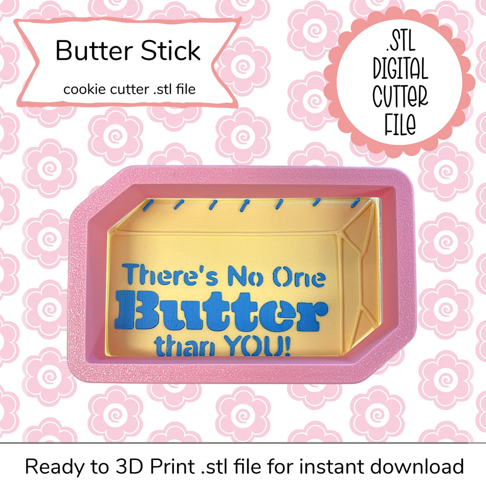 Butter Stick Cutter STL File (digital file)
