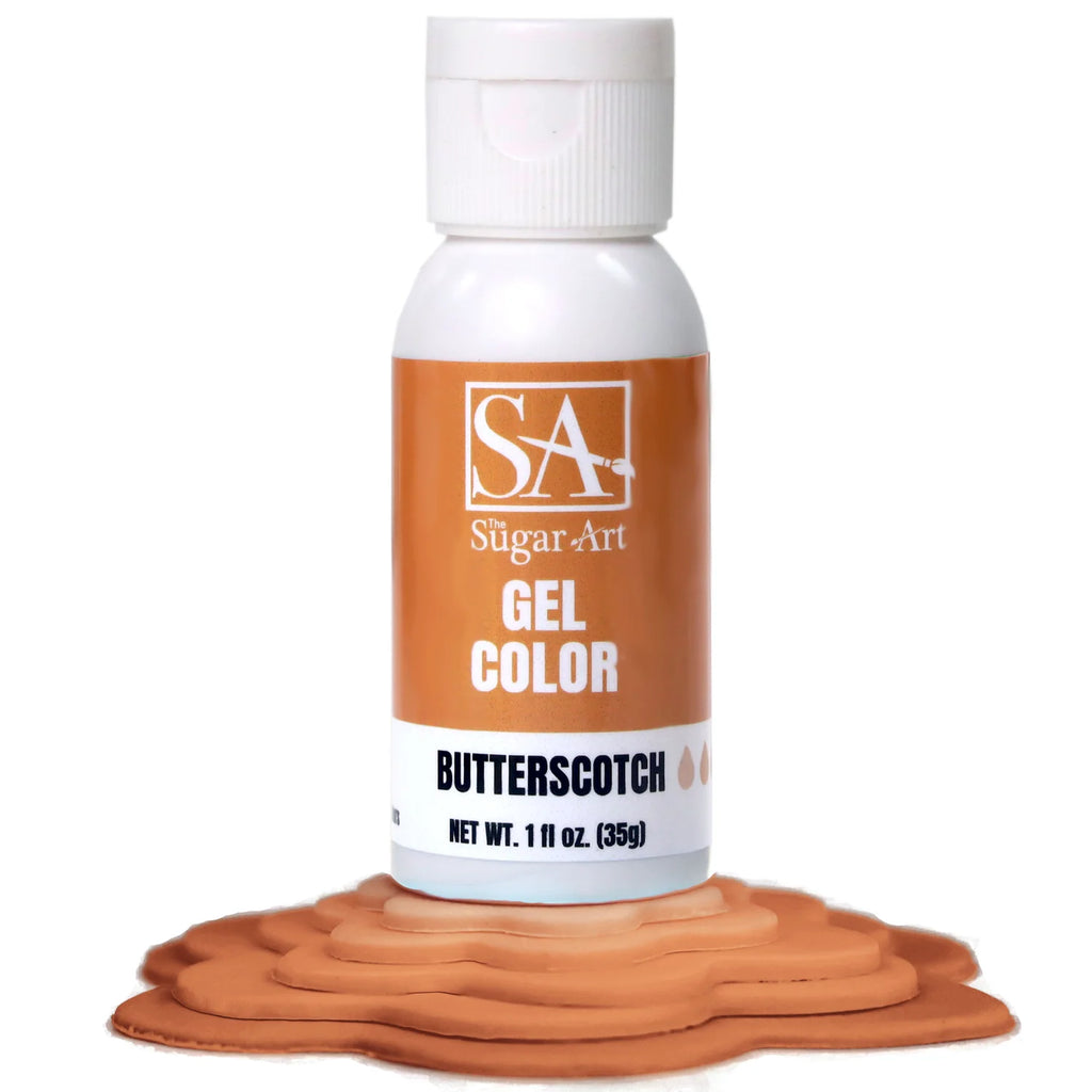 Butterscotch The Sugar Art Gel Color