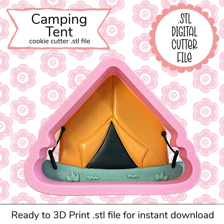 Camping Tent Cutter STL File (digital file)