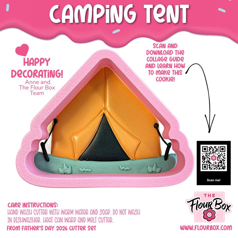 Camping Tent Cookie Cutter