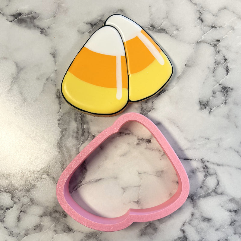 Candy Corn Cluster Flour Box Club Cookie Cutter