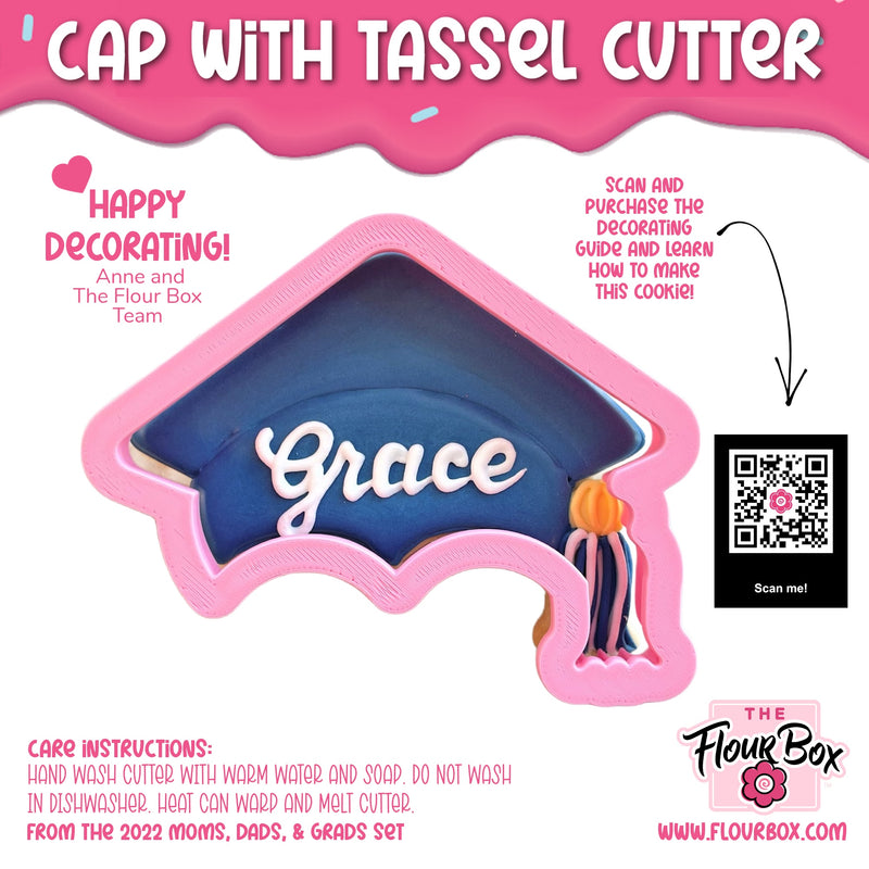 Cap with Tassel Cookie Cutter