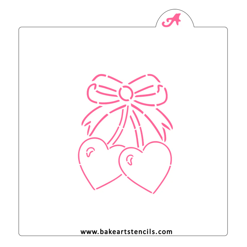 Cherry Love PYO BakeArt Stencil