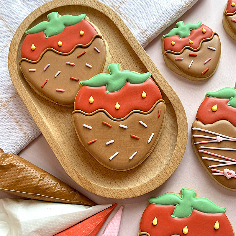 Chocolate Covered Strawberry Cookie Cutter