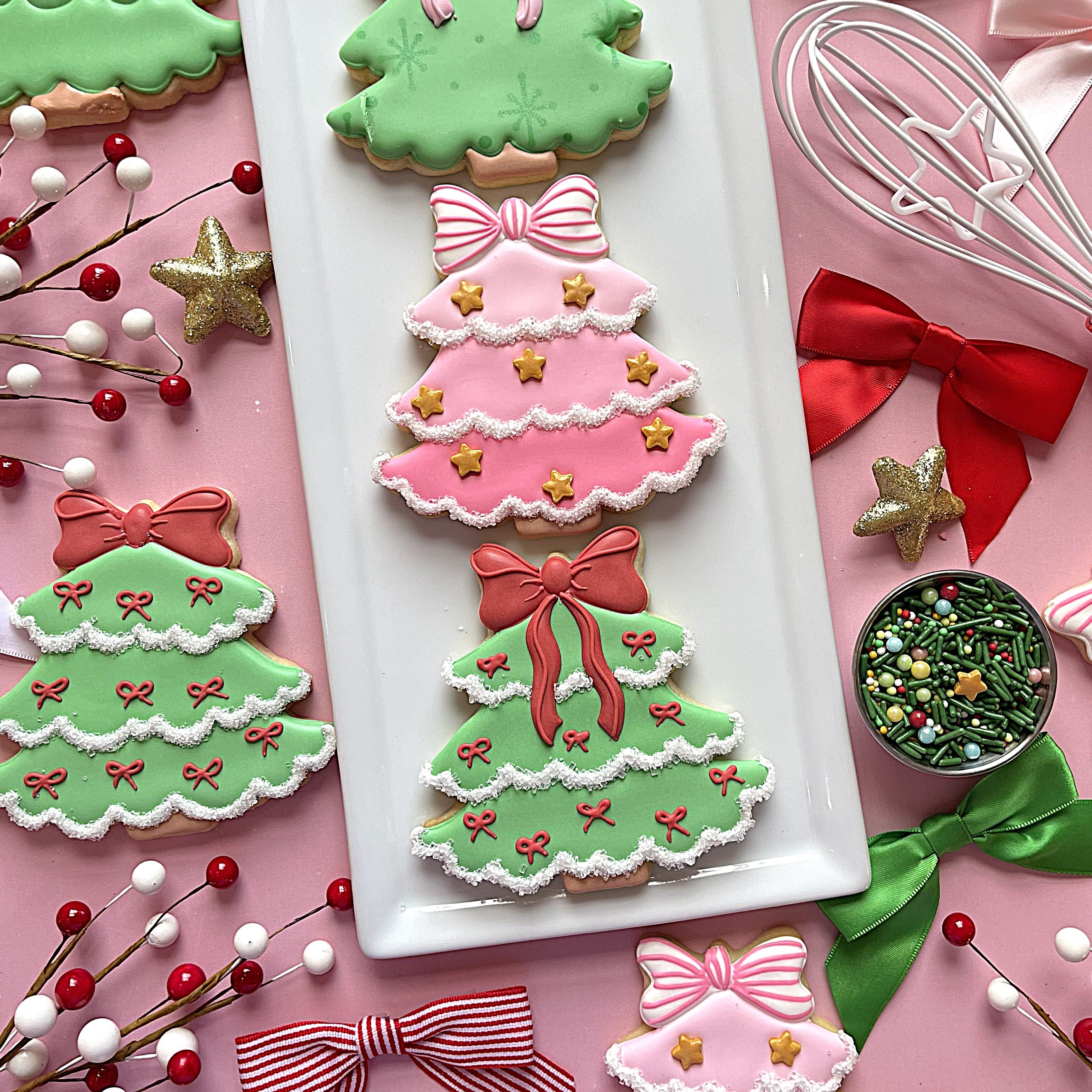 Christmas Tree with Bow Cookie Cutter