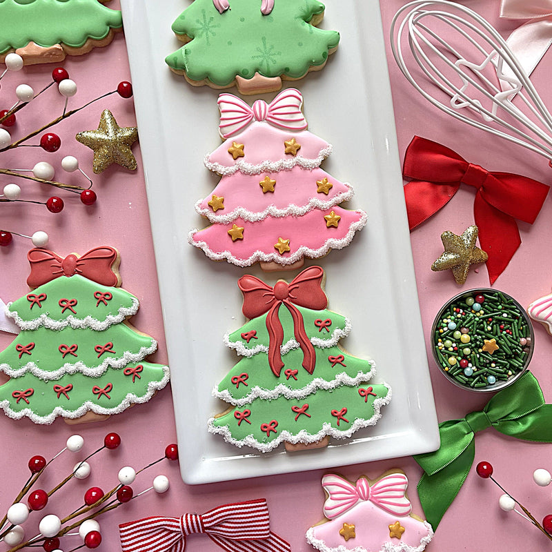 Christmas Tree with Bow Cookie Cutter