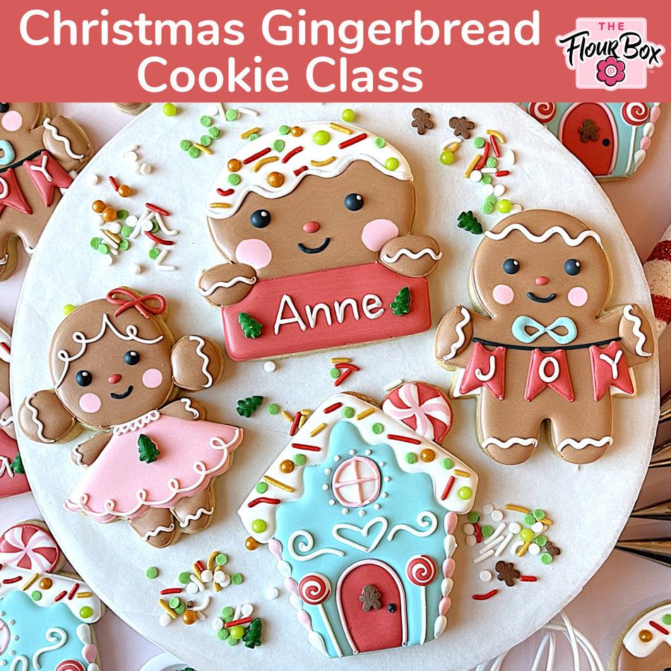 Christmas Gingerbread Decorating Online Class with Optional Kit