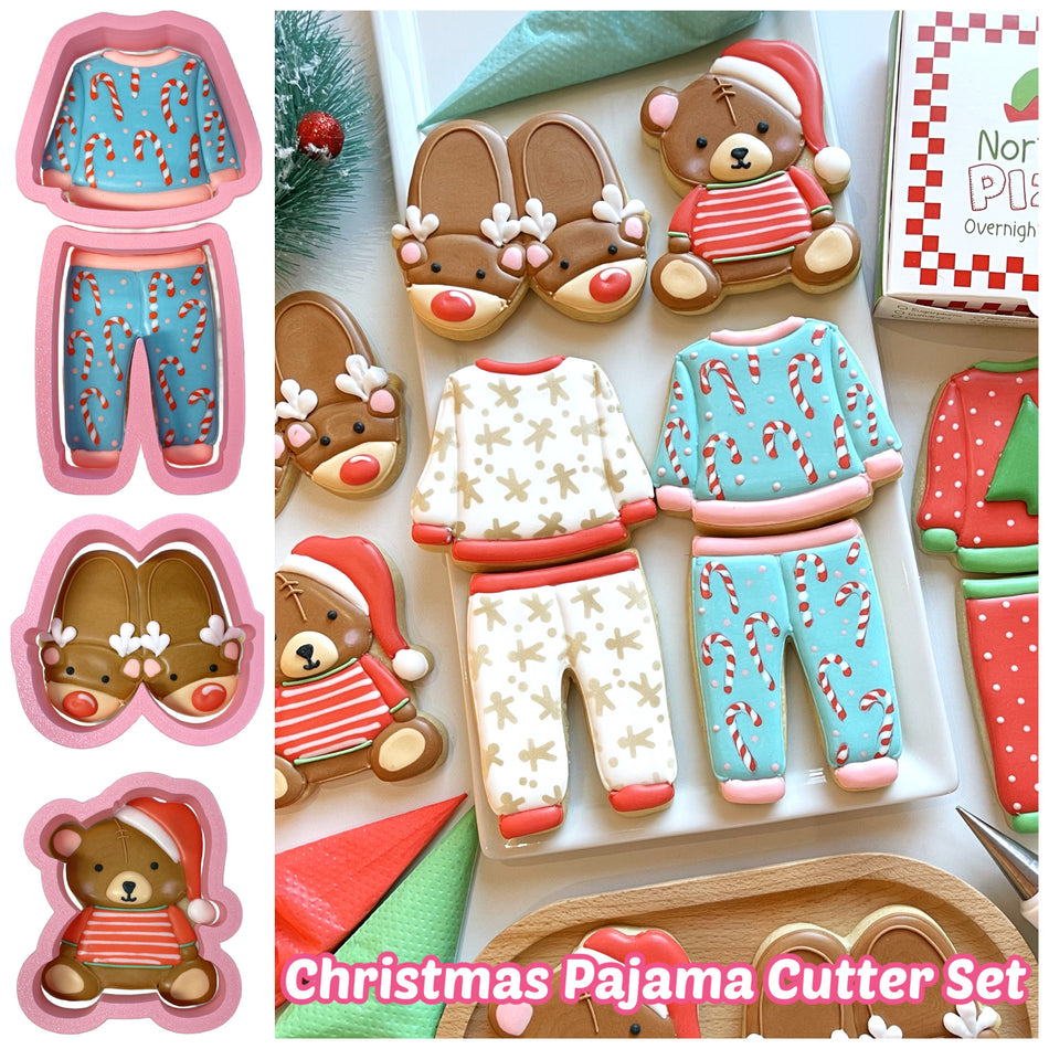 Christmas Pajamas Cookie Cutter Bundle