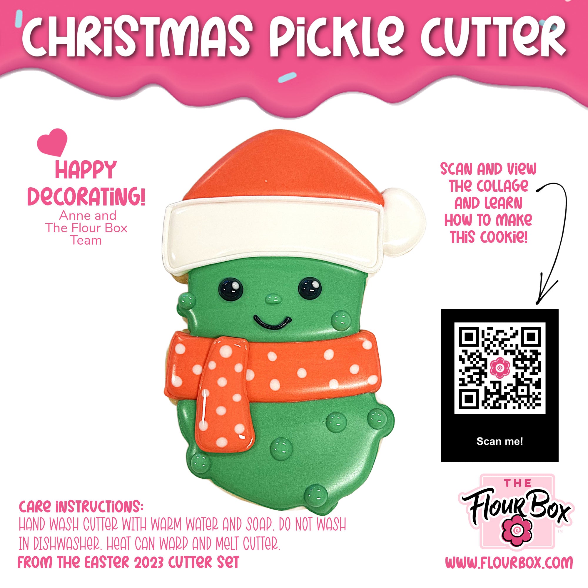 Christmas Pickle Cookie Cutter