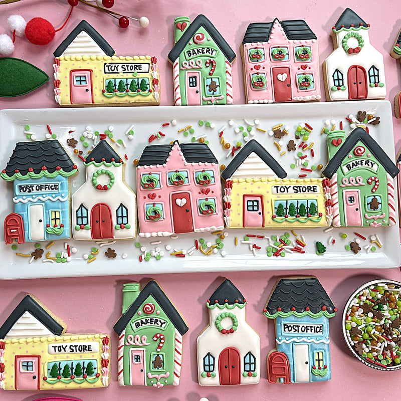 Christmas Village Cookie Cutter BUNDLE (5 cutters)