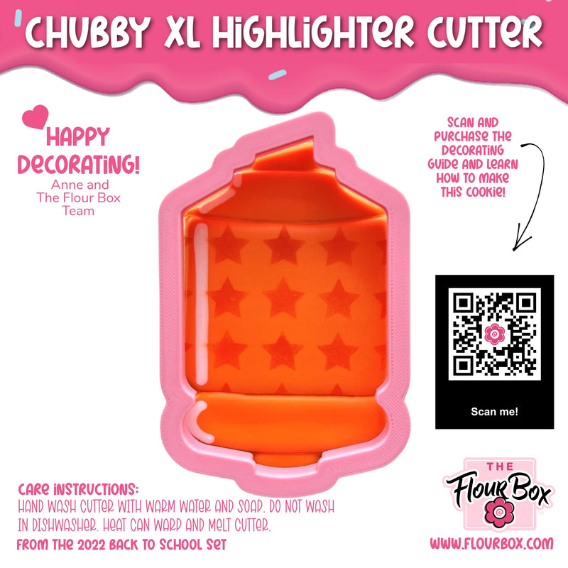 Chubby XL Highlighter Cookie Cutter