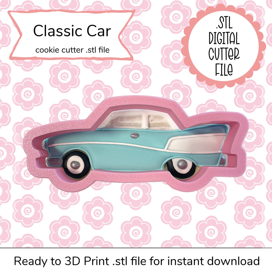 Classic Car Cutter STL File (digital file)