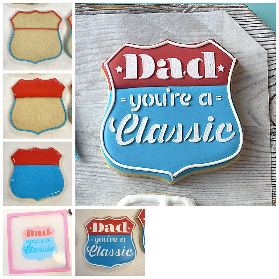 Classic Route Sign Cookie Cutter