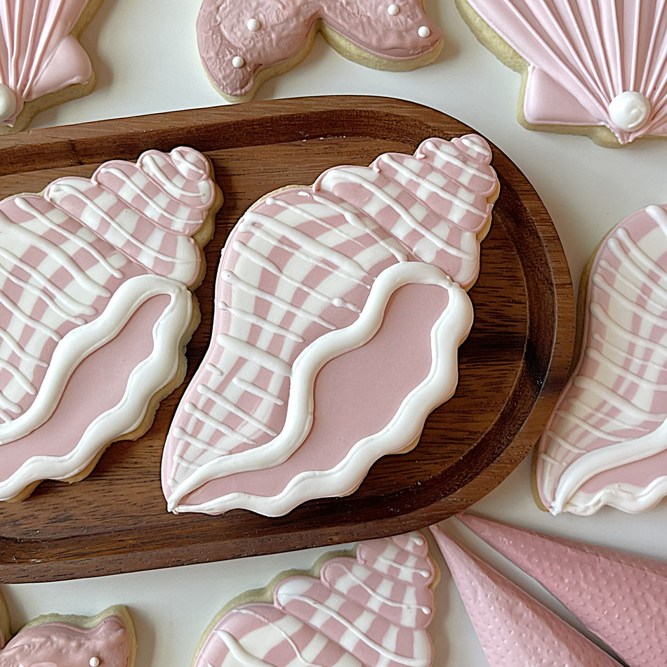 Conch Shell Flour Box Club Cookie Cutter