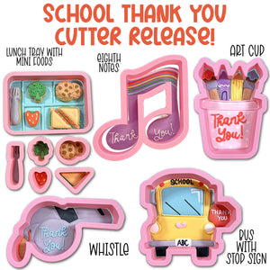 School Thank You Cookie Cutter BUNDLE