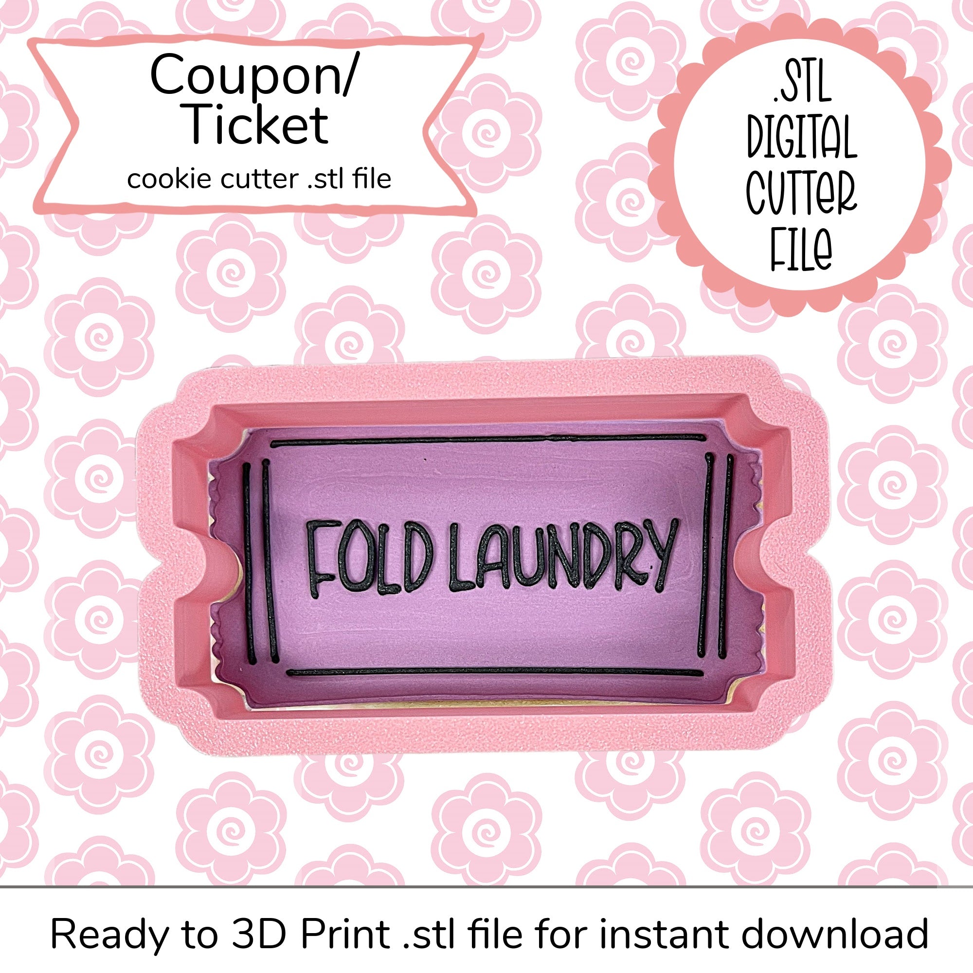 Coupon/Ticket Cutter STL File (digital file) – The Flour Box