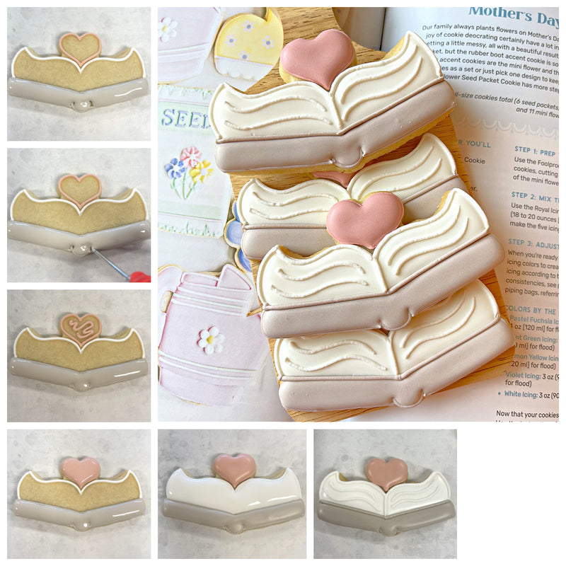 Cozy Open Book Cookie Cutter