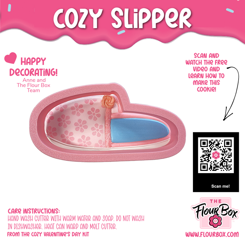 Cozy Slipper Cookie Cutter