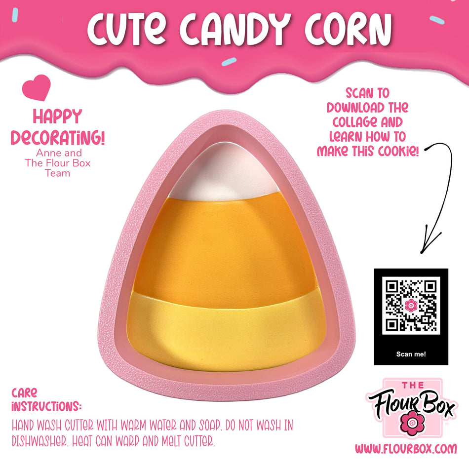 Cute Candy Corn Cookie Cutter